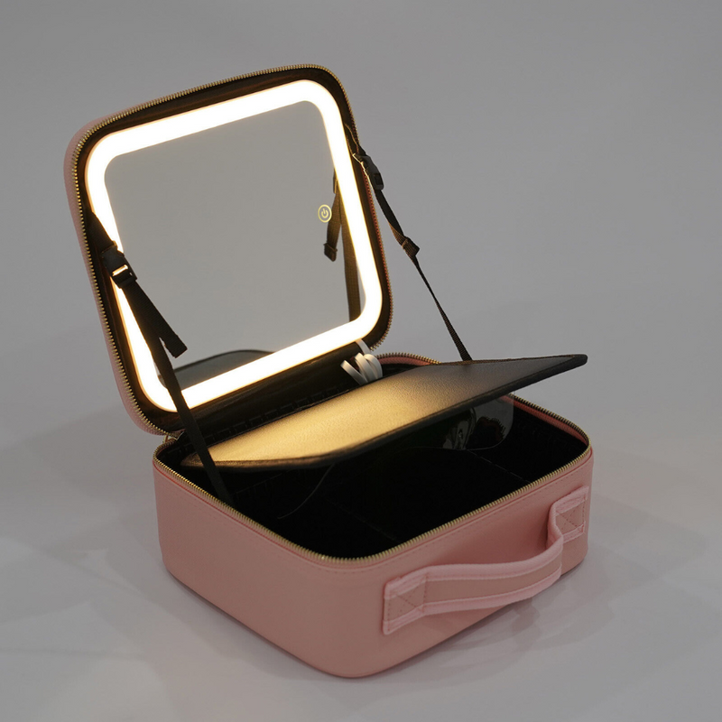 Cosmetic Case with LED Mirror