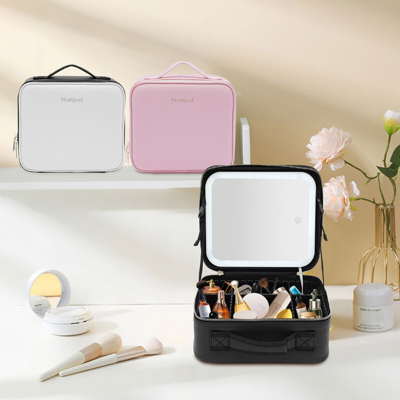 Cosmetic Case with LED Mirror